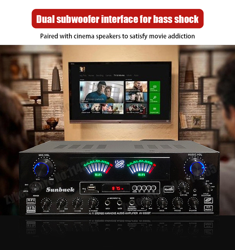 888BT 999BT Dual Dynamic Scree - Home Cinema Receiver recension och pris