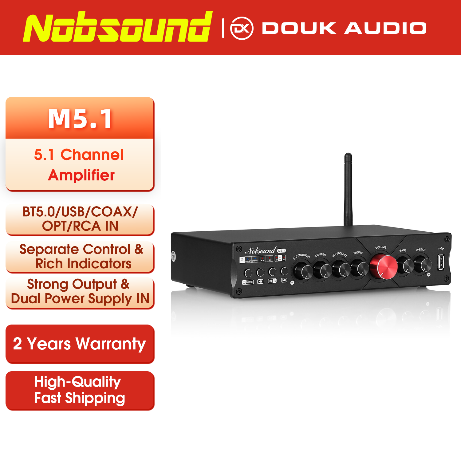 Nobsound M5.1 Digital Bluetoot - Home Cinema Samsung 5.1 recension och pris