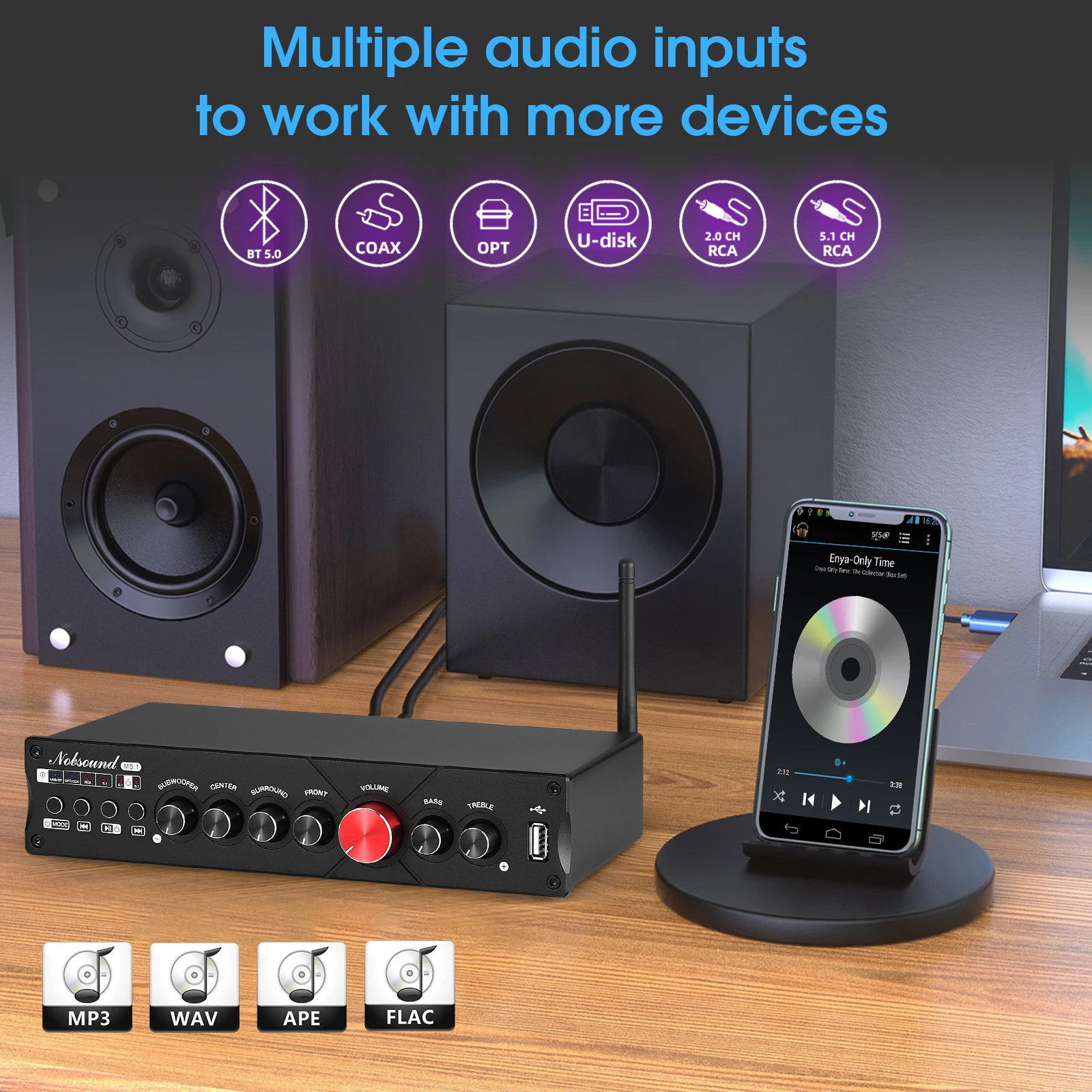 Nobsound M5.1 Digital Bluetoot - Home Cinema Samsung 5.1 recension och pris