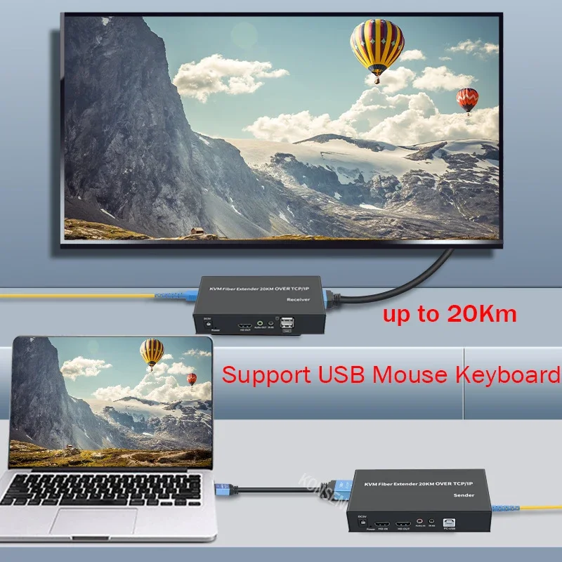 20Km IP HDMI Fiber KVM Extende - Hdmi Arc Cable recension och pris