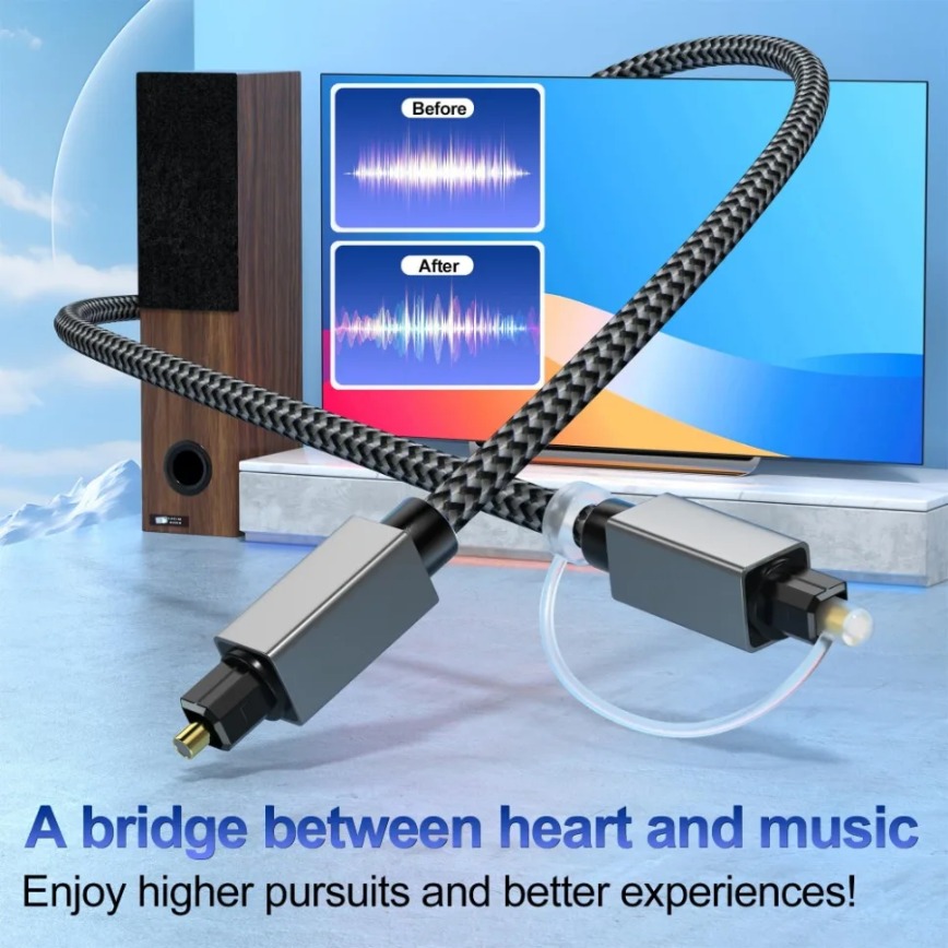 Digital Optical Audio Cable 3m - Home Cinema Of Soundbar recension och pris