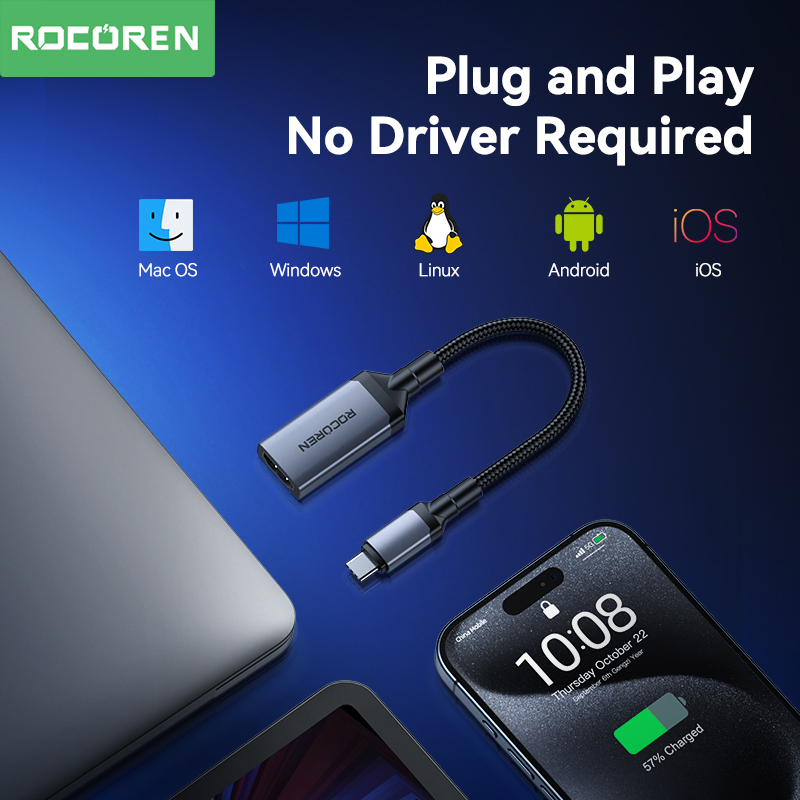 Rocoren Type-C to HDMI-Compati - Hdmi Arc Cable recension och pris