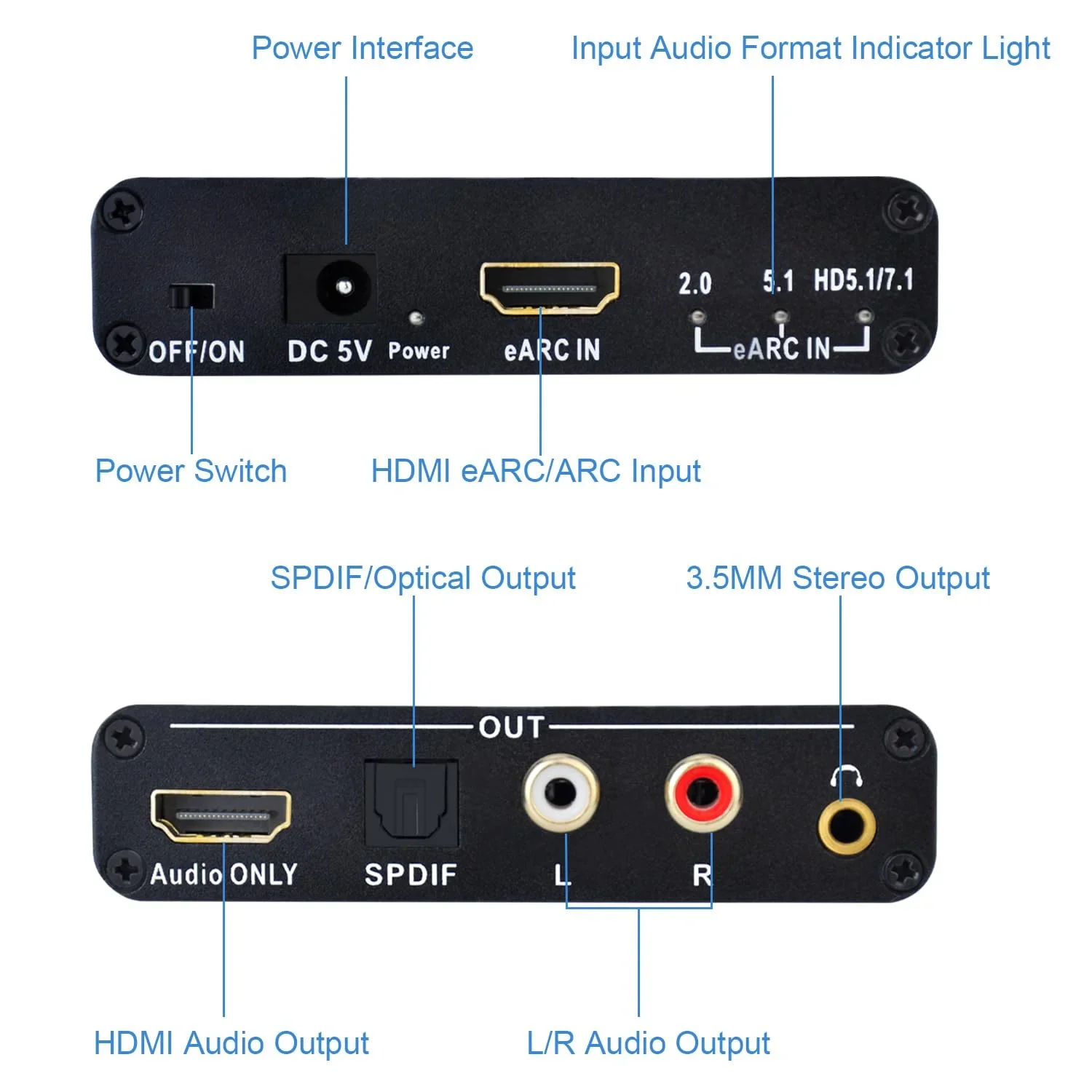 192KHz HDMI EARC ARC to RCA Au - Hdmi Arc Cable recension och pris