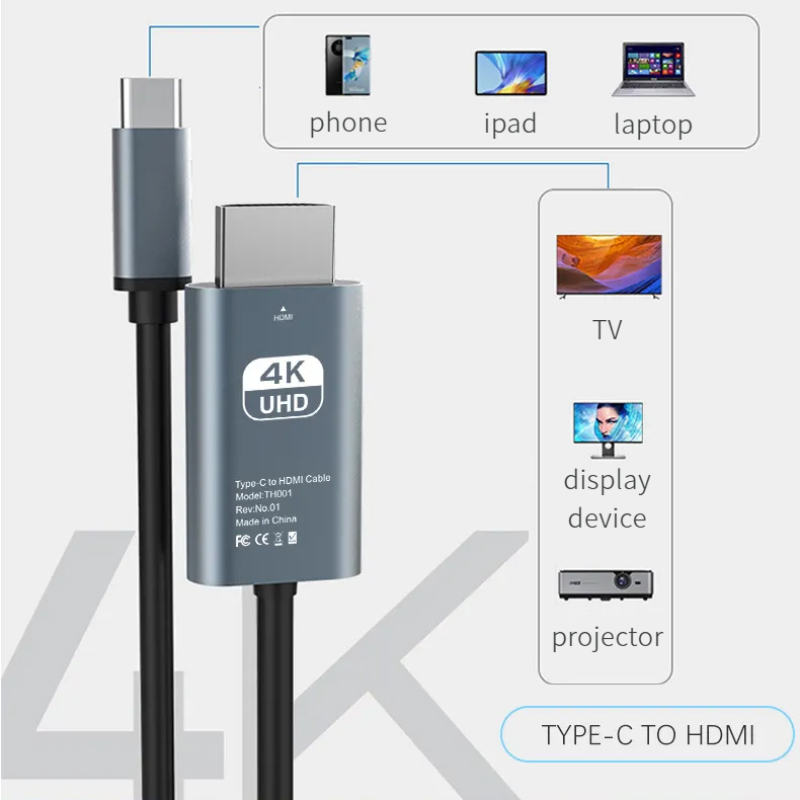 4K USB C To HDMI Cable Type-C  - Hdmi Arc Cable recension och pris