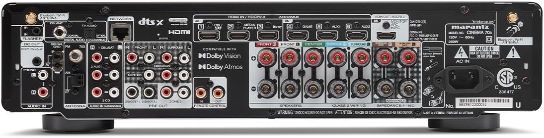 Marantz Cinema 70S 7.2-Ch Rece - Home Cinema Receiver recension och pris