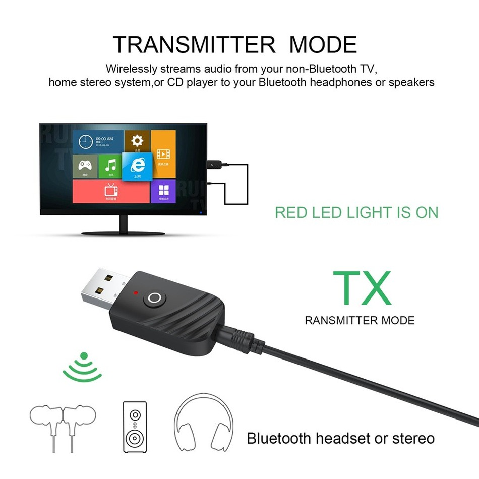 BT 3 in 1 Wireless USB Bluetoo - Home Cinema Receiver recension och pris