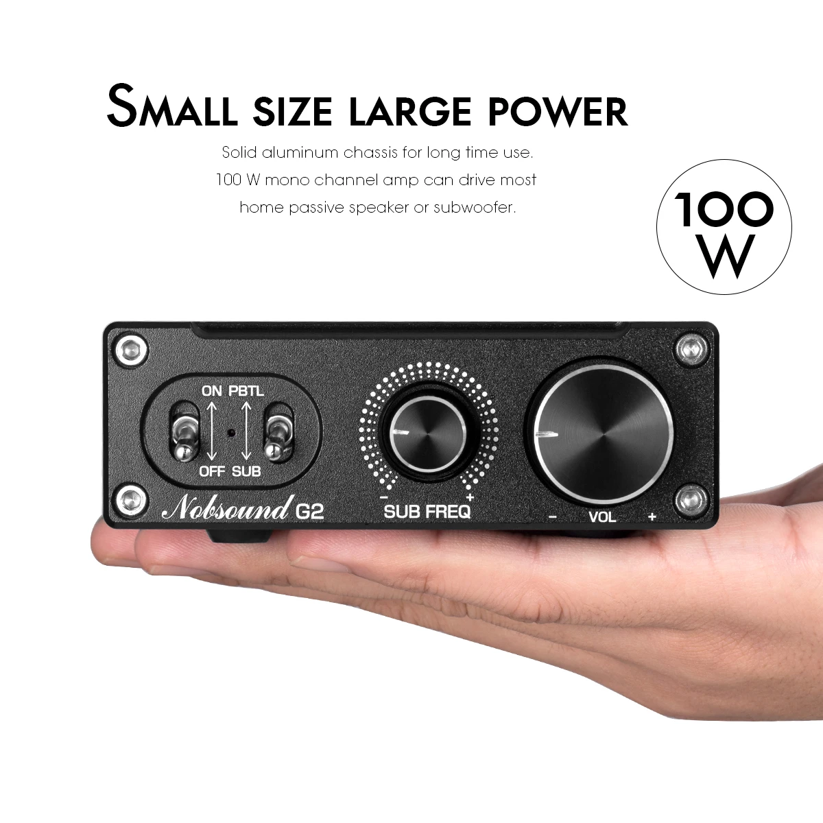 Nobsound Hi-Fi G2 Mono Channel - Home Cinema Receiver recension och pris