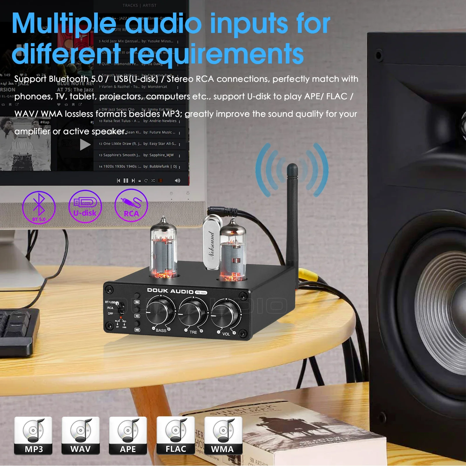 Douk Audio HiFi Bluetooth 5.0  - Home Cinema Receiver recension och pris